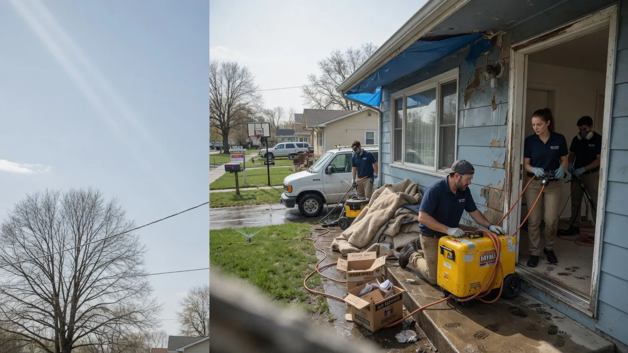 Basement Flood Cleanup in Murdock, IL near me